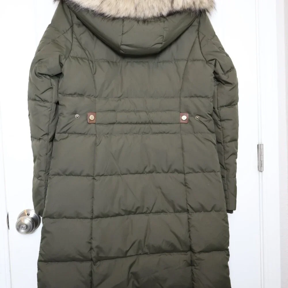 Lauren Ralph Lauren Padded Down Jacket, Litchfield Loden - Picture 9 of 11